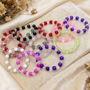colorful beaded bracelets