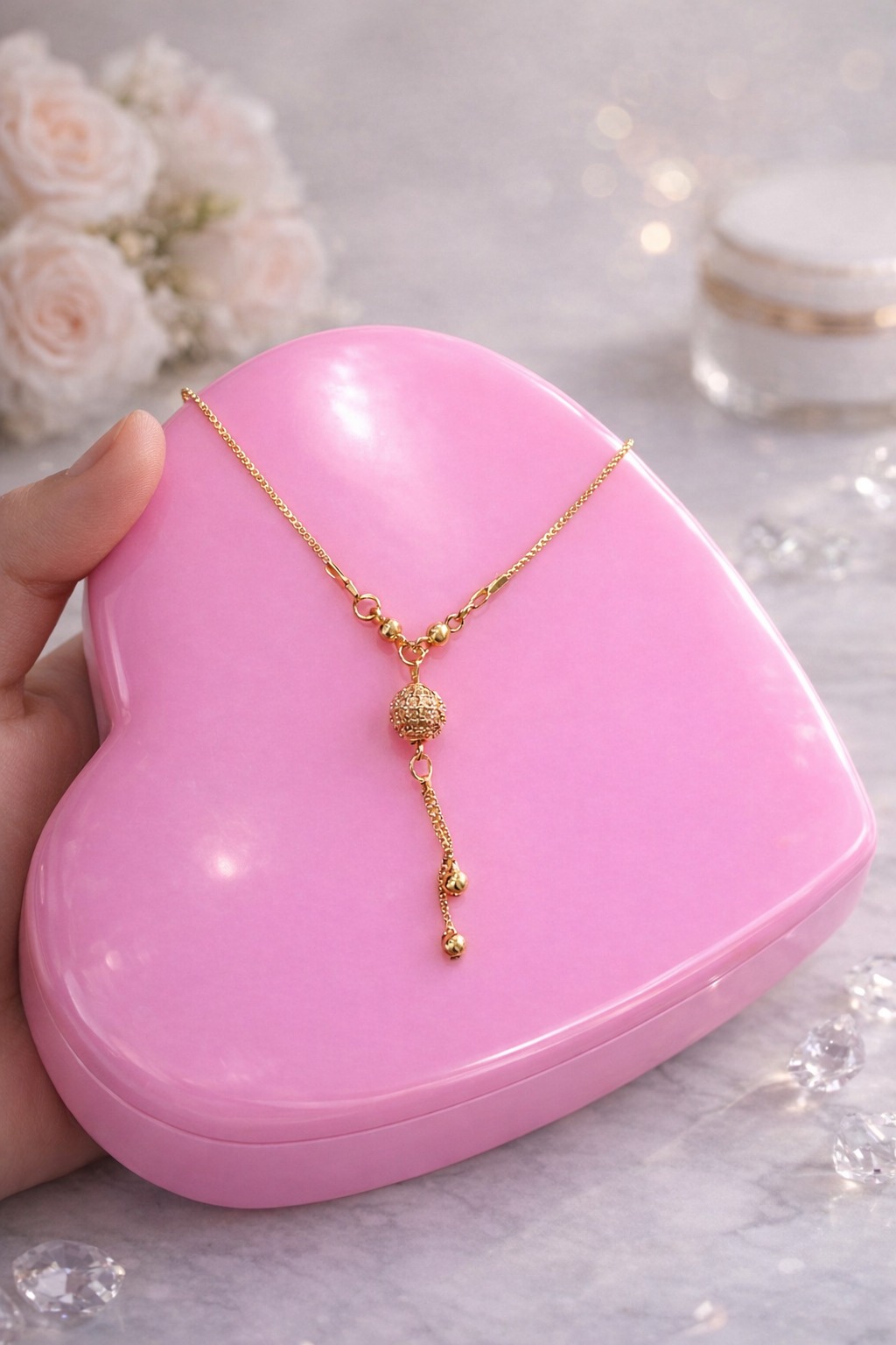 golden necklace