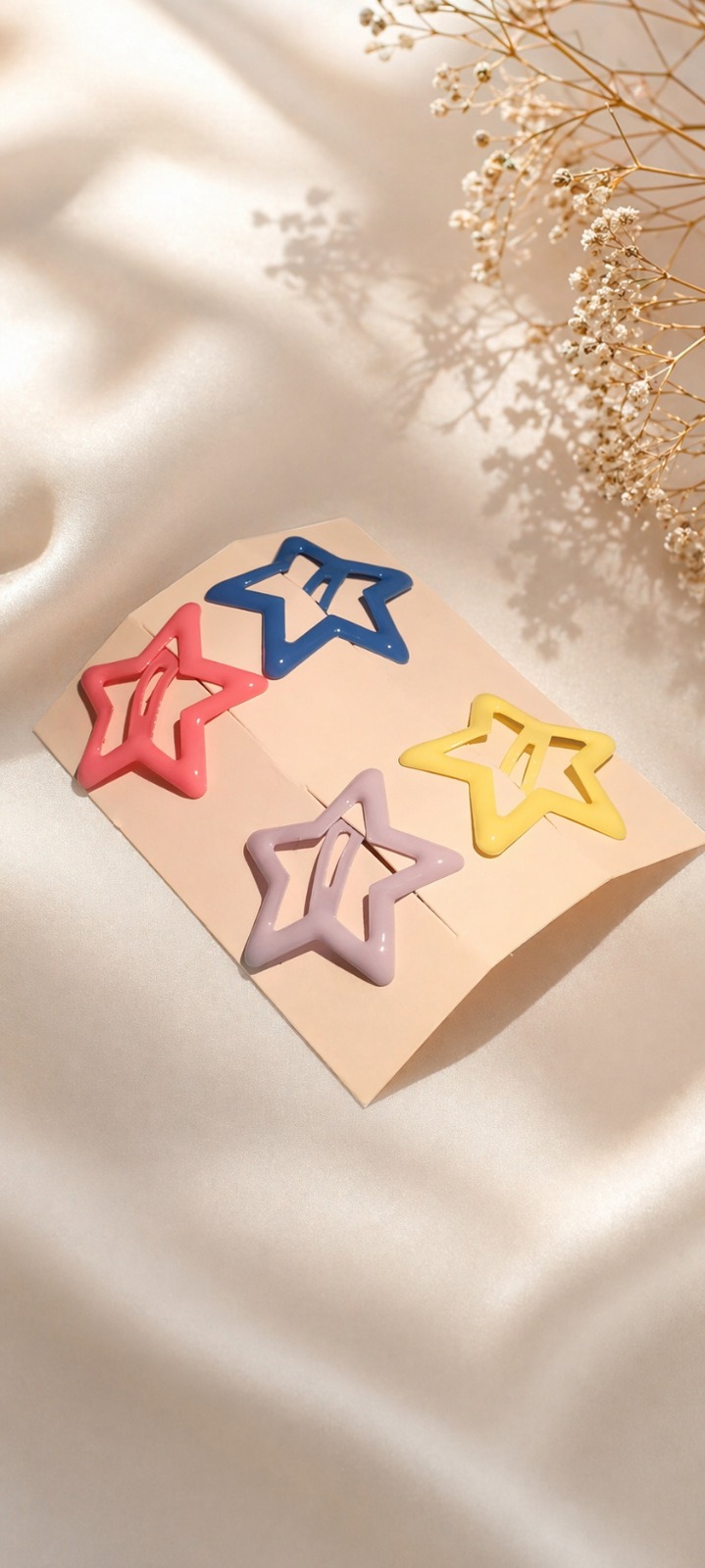 star-shaped hair clips