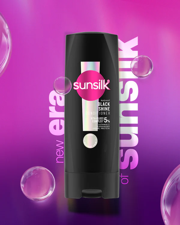 SUNSILK - BLACK SHINE CONDITIONER - 180ML