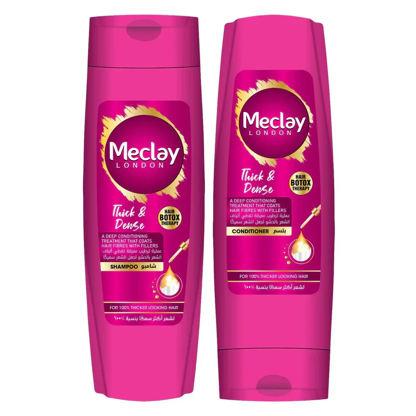 Meclay London Thick & Dense (Shampoo 185 ml and Conditioner)