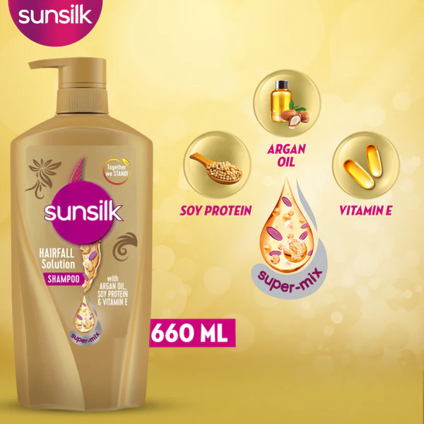 SUNSILK - HAIRFALL SOLUTION SHAMPOO - 660ML